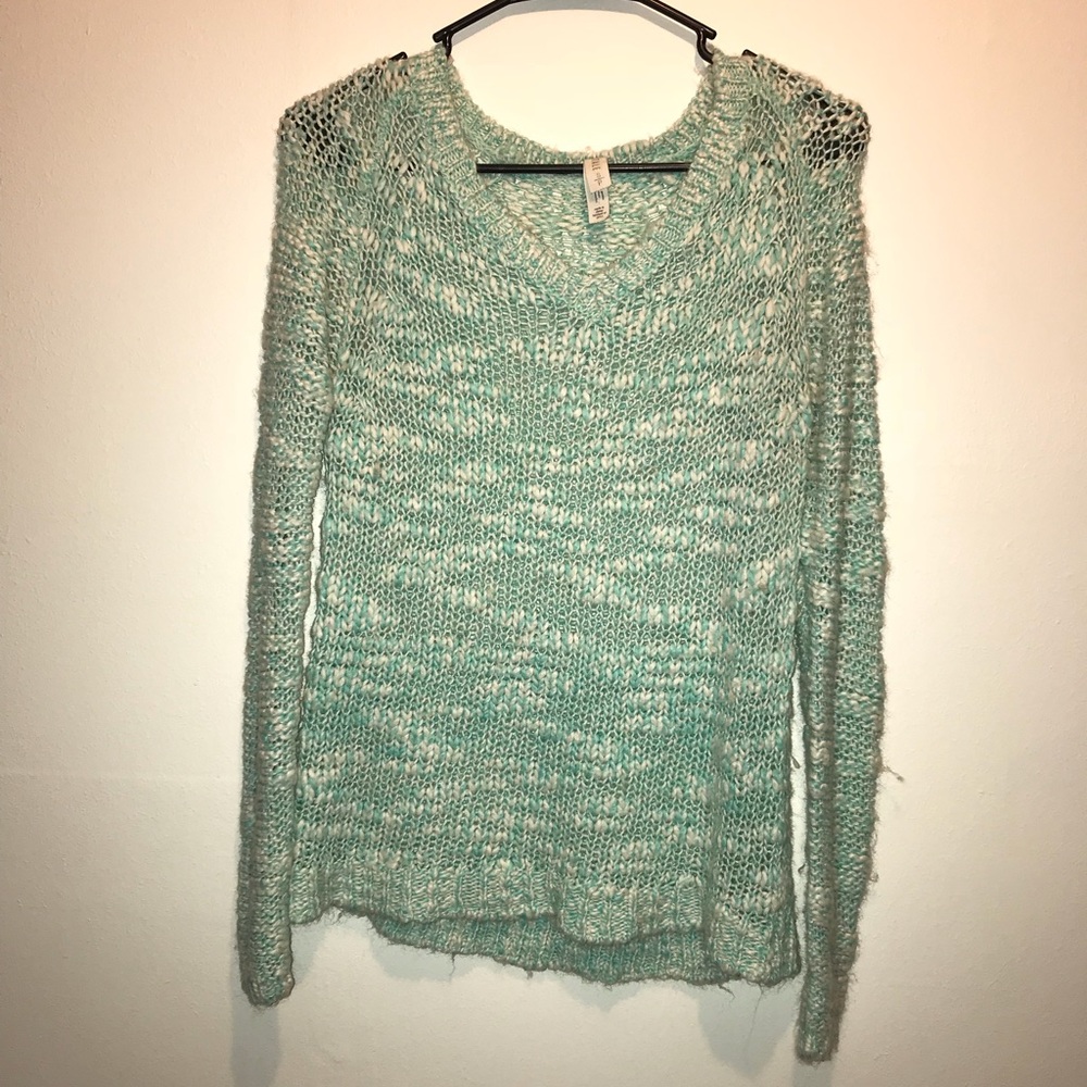 Aeropostale turquoise sweater